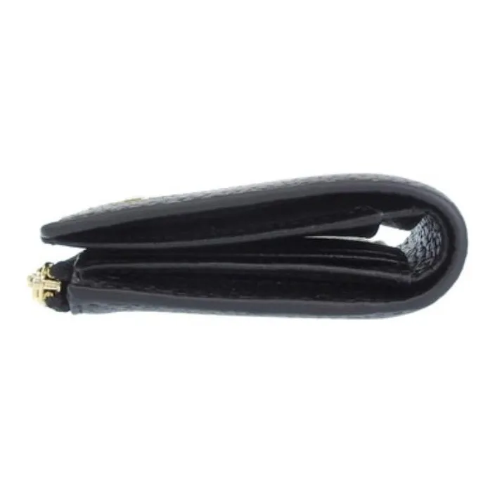 Furla Leather Wallet Small Size Women's Black-3