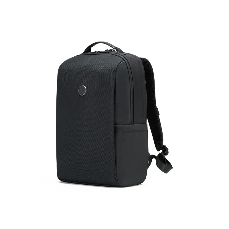 OIWAS Fabric Backpack Travel Business Laptop Bag Regular Unisex Black-1