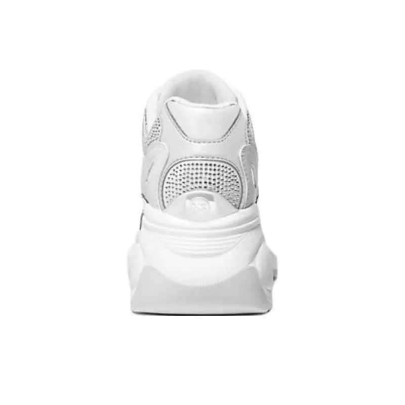 MICHAEL KORS Zuma Low-Top Casual Shoes 6.9cm Women's Silver White-4