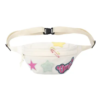 MOK Nylon Sling Bag Regular Unisex Ecru/Black/Pink/Yellow/Green