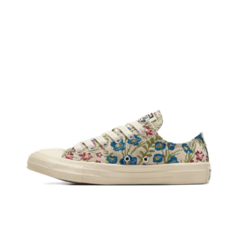 Converse Chuck Taylor All Star Anti Slip And Wear Resistant Lightweight Low Top Skateboard Shoes Women's Beige-1