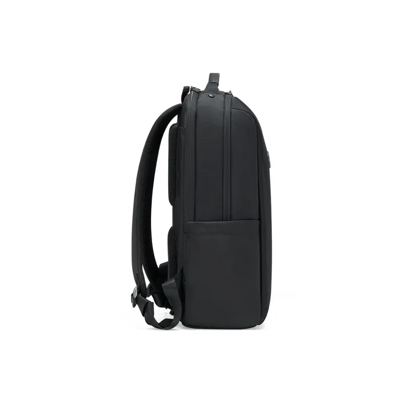 OIWAS Fabric Backpack Travel Business Laptop Bag Regular Unisex Black-3