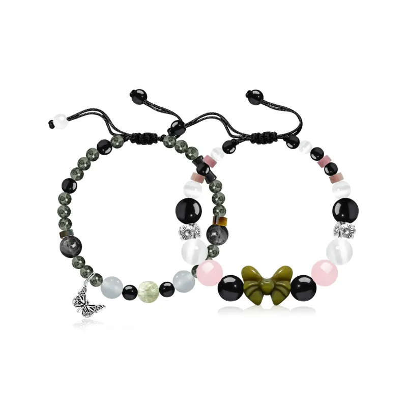 Thuban Ark Colored Glaze Jade Bracelets Unisex-2