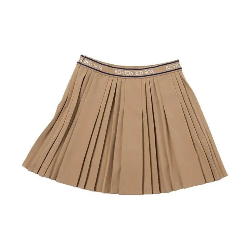 MLB Casual Short Skirts Women's Beige-1