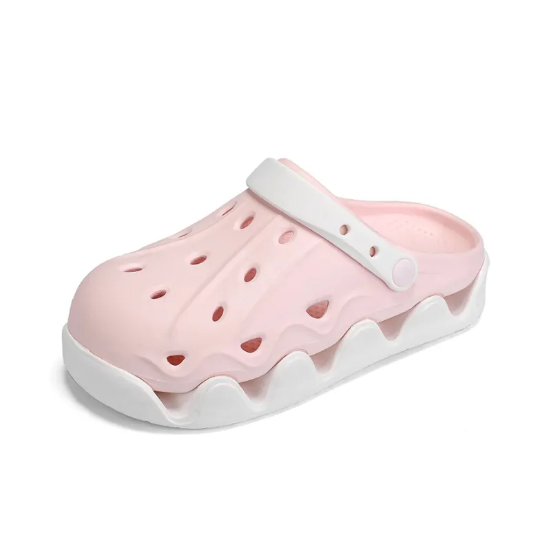 OUBT Wave Platform Design Clogs Unisex-5