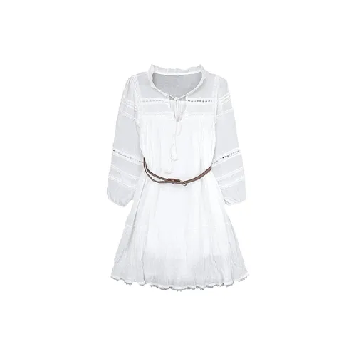 Incolore Long-Sleeved Dresses Women's White