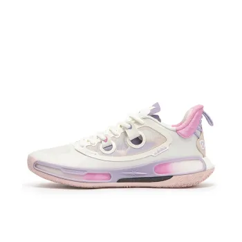 361° Super Nova 2.0 PRO Basketball Shoes Men Low Top Feather White/Digital Lavender
