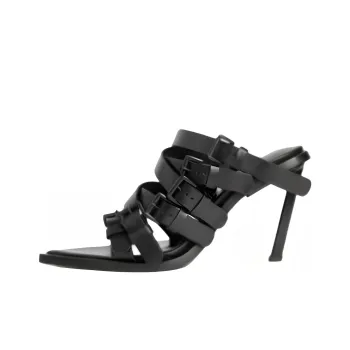 Ann Demeulemeester Slide Slippers 9cm Women's Black
