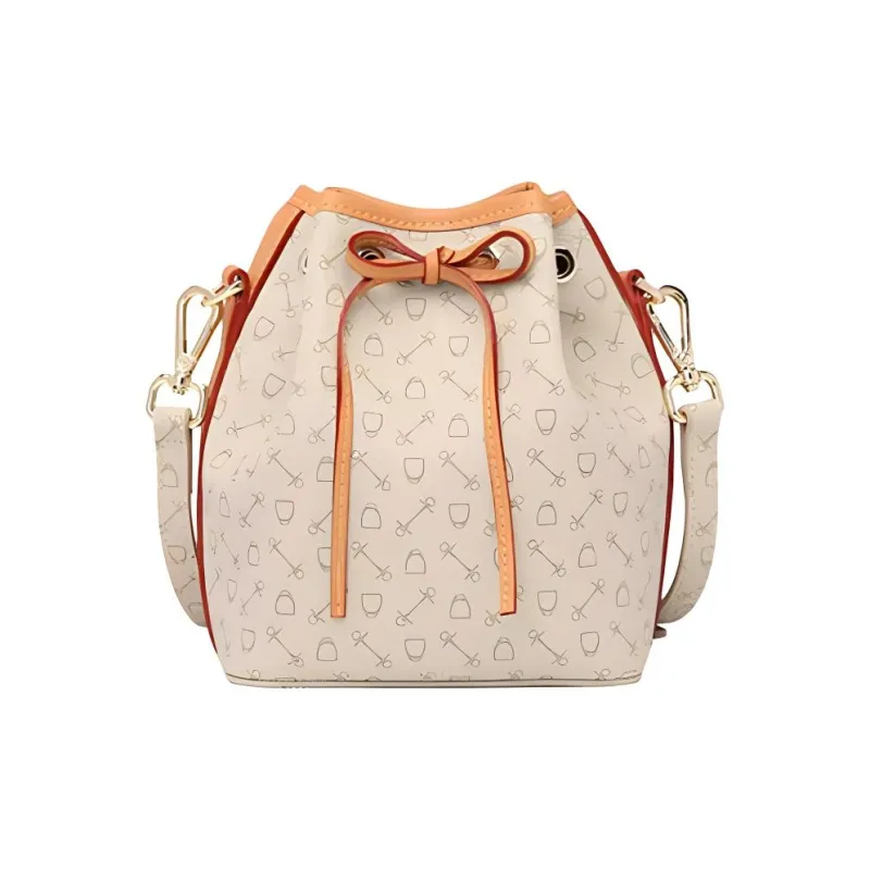 Why Artificial Leather Shoulder Bag Small Size Women's Apricot/Coffee/Coffee & Red-0