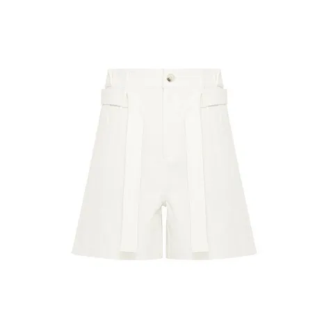 MEIYANG Casual Shorts Women's White