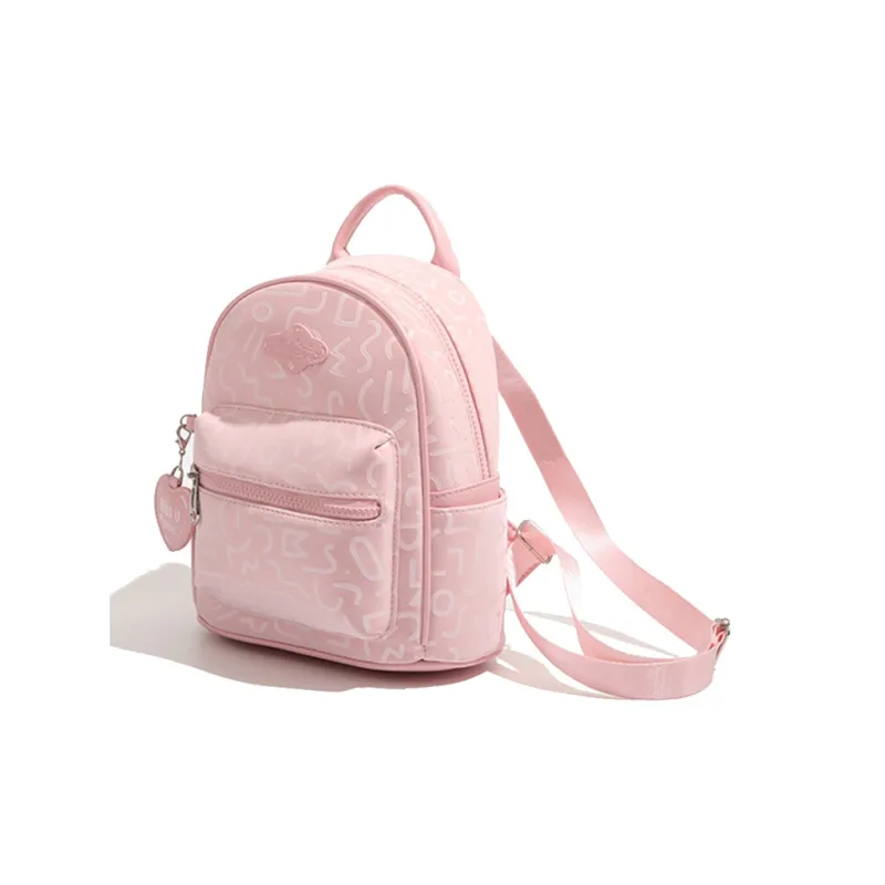 Bywhich PU Backpack Regular Women's Pink-1