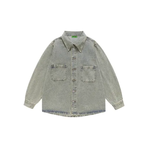 FUTURE MAKER Denim Jacket Unisex Yellow Mud
