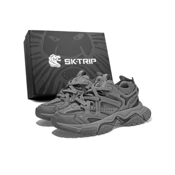 SK.TRIP Crossbow 2 Cushioning, Abrasion Resistant, Height Increasing Low Top Chunky Sneakers Unisex Exclusive Box