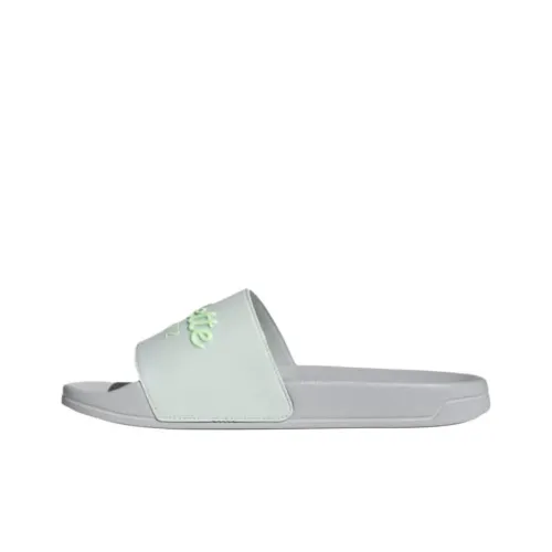 Adidas ADILETTE SHOWER Slide Slippers Unisex Jadeite/Green Fireworks/Gray II