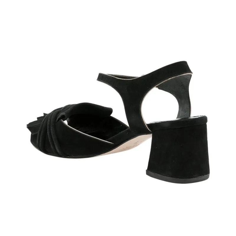 Sarah Chofakian Antoinette Strap Sandals 4cm Women's Black-3