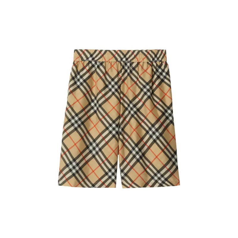 Burberry Vintage Check Silk Shorts-1