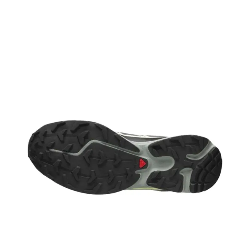 SALOMON XT 6 Anti Slip And Wear Resistant Water Resistant Low Top Running Shoes Unisex Urban Gray Black Lime Cream-4