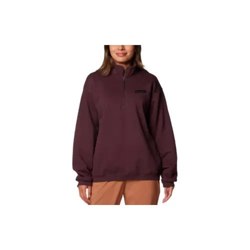 Columbia Meridian Creek Sweatshirts Women's Purple