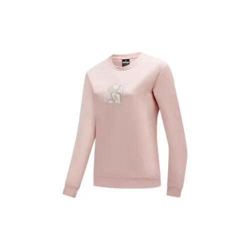 XTEP Variety Training Collection Sweatshirts Women's Clay Pink