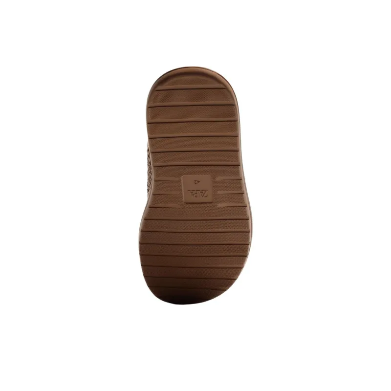 ZARA Abrasion Resistant Slide Slippers Men's Brown-5