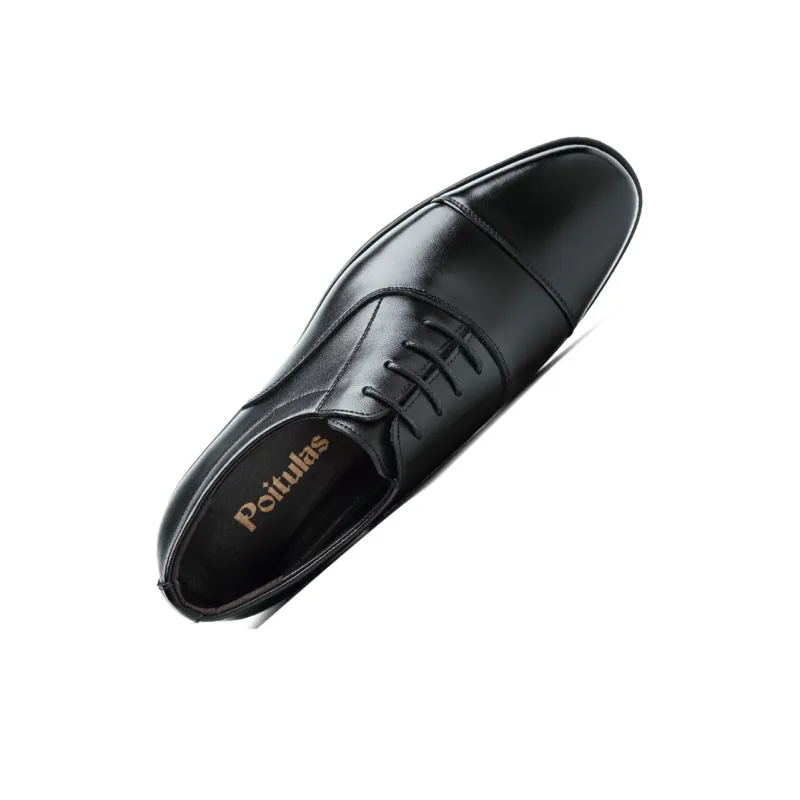 Poitulas Dress Shoes Men's Black-3