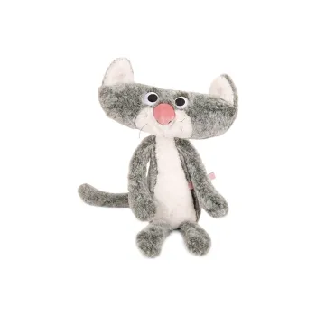 MOULIN ROTY BBF Flat Cat Dolls Plush Doll 37cm Height 37cm Length