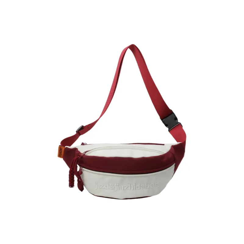 MOK Nylon Crossbody Bag Shoulder Bag Sling Bag Regular Unisex Gray/Black/Pink/Red-0