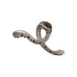 Wave Claw Clip[Shiny Light Gray]