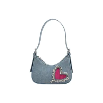 DALO Denim Shoulder Bag Women's Denim Blue