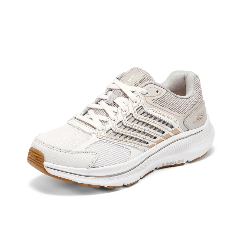 Skechers Women's GO Series Supportive And Elastic Low Top Casual Running Shoes Women's Taupe-3