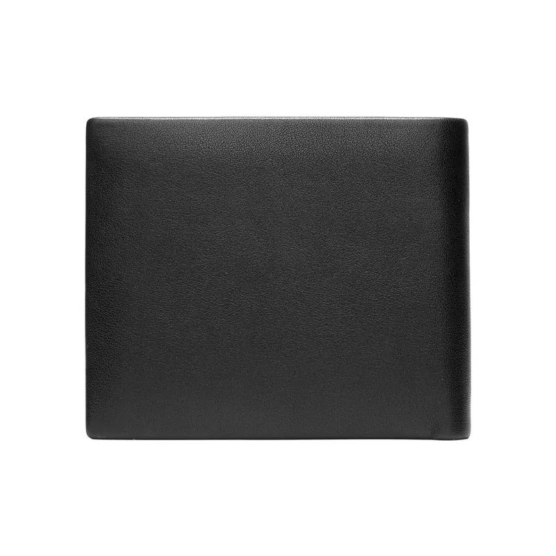 PIERRE CARDIN Top Grain Cow Leather Ticket Holder Cropped Men's Wallet Regular Men's Black-2