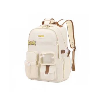 RUIPAI Oxford Backpack Regular Women's White/Black