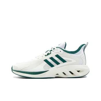 Adidas Breathable Low-Top Casual Shoes Unisex White Green