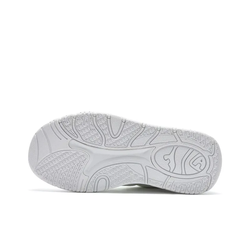 FILA MELT Wear Resistant Low Top Skateboard Shoes Women's White Gray-5