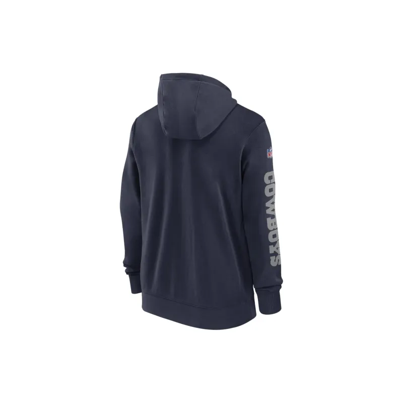 Nike Dallas Cowboys Sideline Team Issue Club Men's Nike Nfl Full Zip Hoodie-1