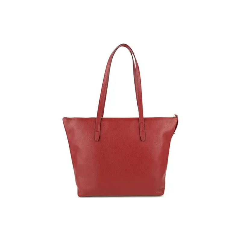 Furla Leather Tote Bag Shopping Bag Handbag Shoulder Bag Women's Red-4