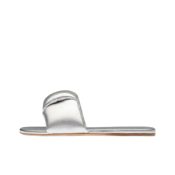 MIU MIU Slide Slippers Women's Silver