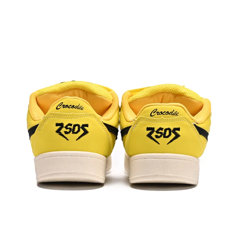 Crocodile Low-Top Skateboard Shoes Women's-9