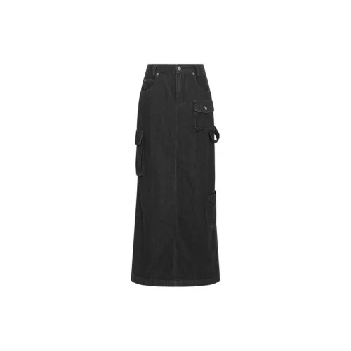 MEIYANG Denim Long Skirts Women's