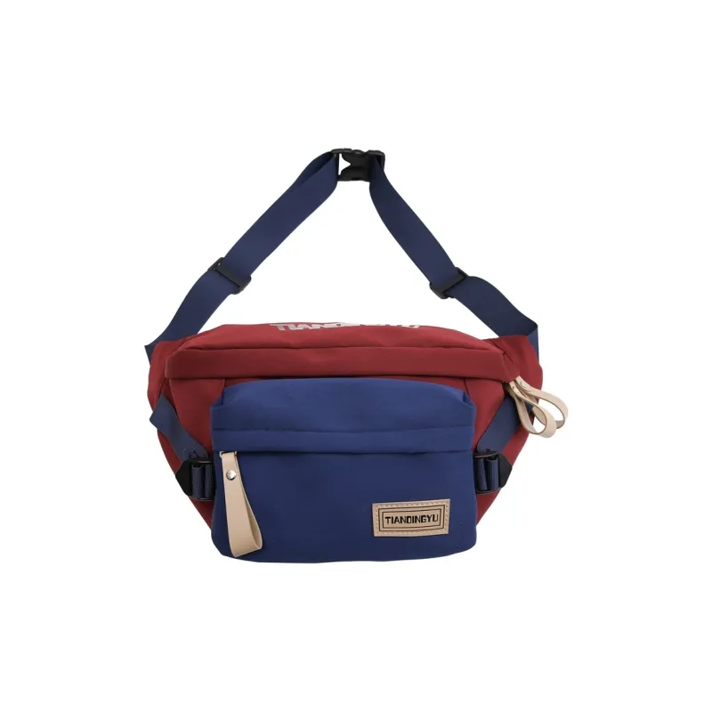 MOK Nylon Sling Bag Unisex Black/Khaki/Green/Blue-5