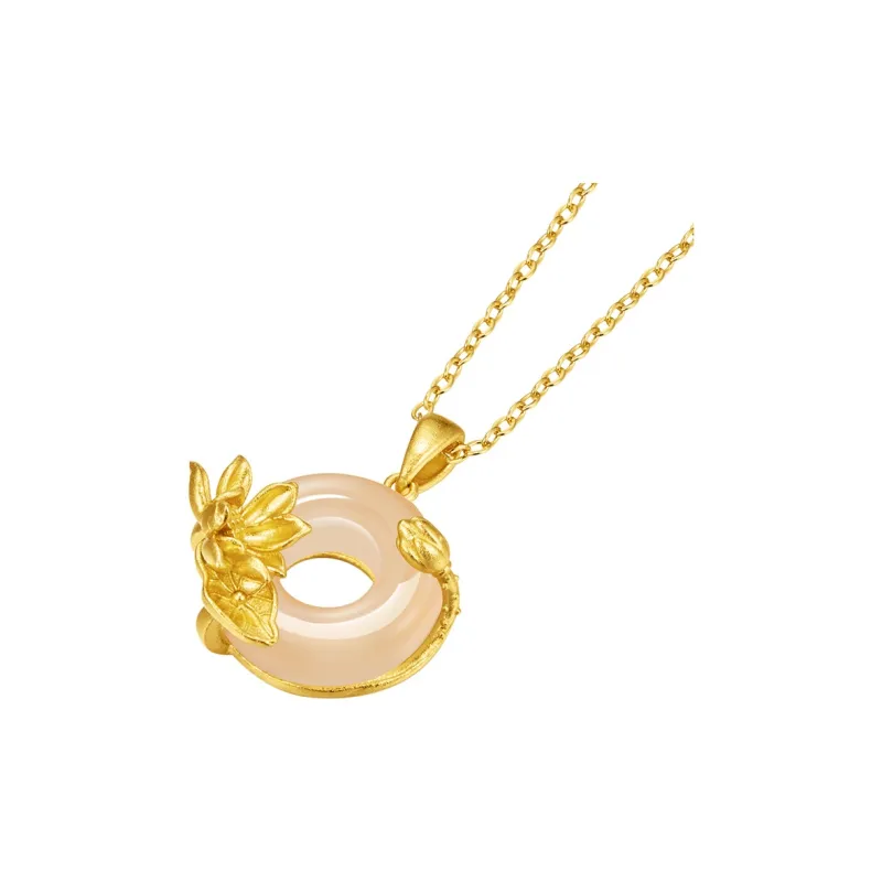 MAMADESHOUHU Chalcedony Jade Necklaces Women's-1