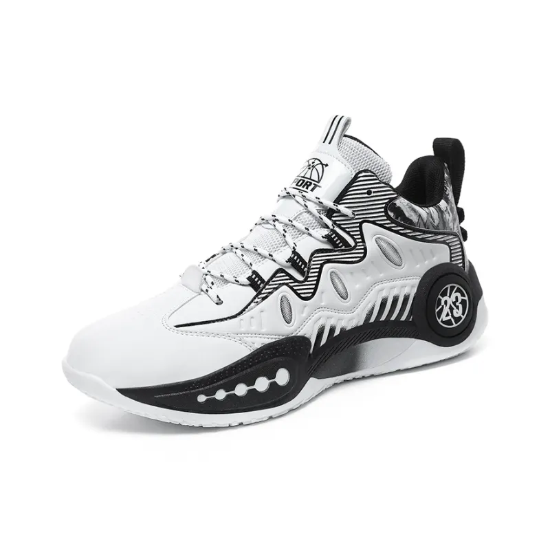 Black tailed Deer Shock Absorbers With Slip Resistant And Abrasion Resistant Properties Low Top Basketball Shoes Unisex-7