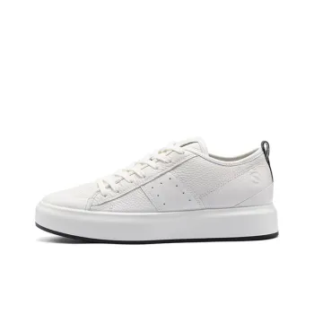Ecco Street ACE Low Top Skateboard Shoes Men's White