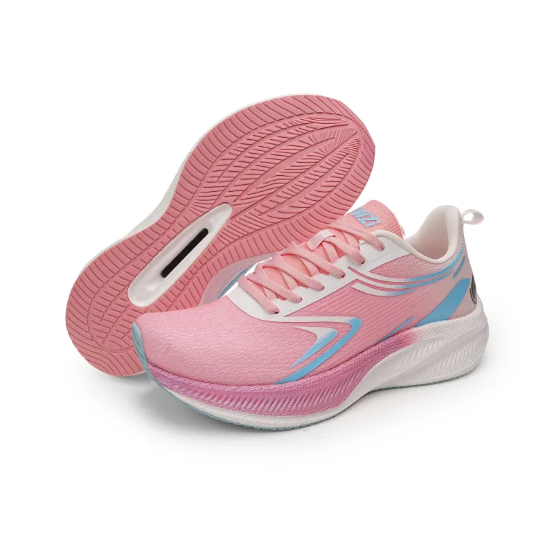 IWZI Running Shoes With High Visual Appeal Unisex Blue Pink Mismatched Color-5