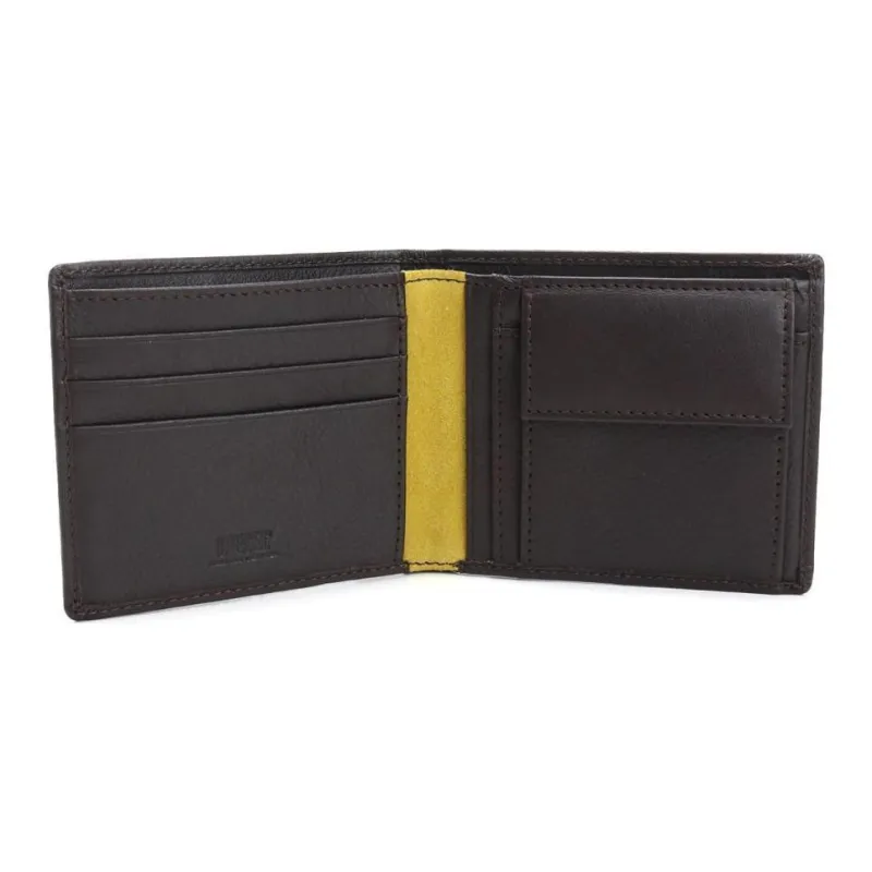 DIESEL Leather Wallet Men's Brown-2