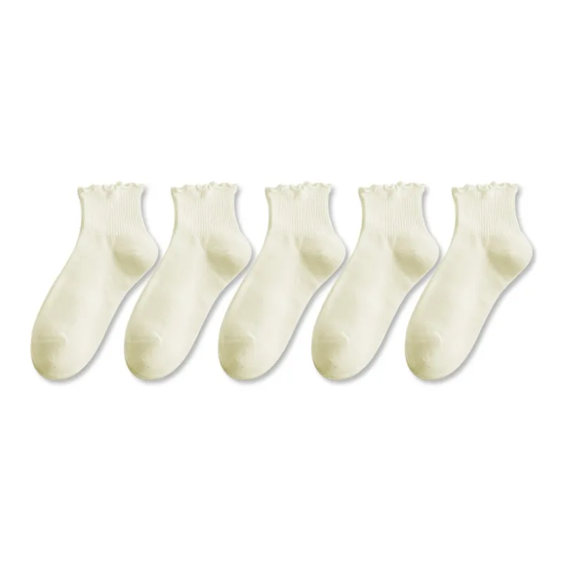 Mulong Family Mid Calf Socks Women's 5 Pack-15