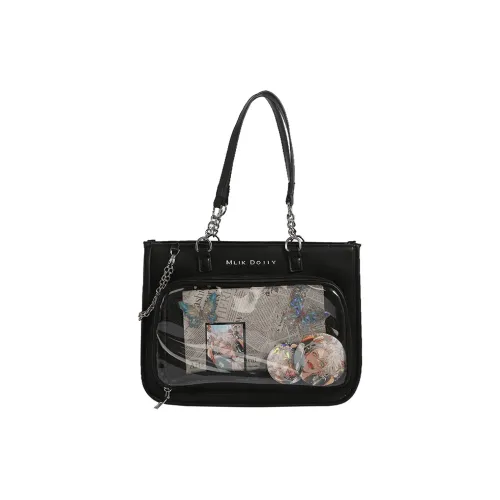 Xuan Xi PU Tote Bag Shoulder Bag Regular Women's Black/White
