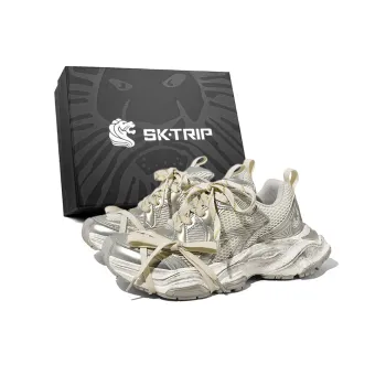SK.TRIP Cushioning Anti Slip And Wear Resistant Height Increasing Low Top Chunky Sneakers Unisex Exclusive Box