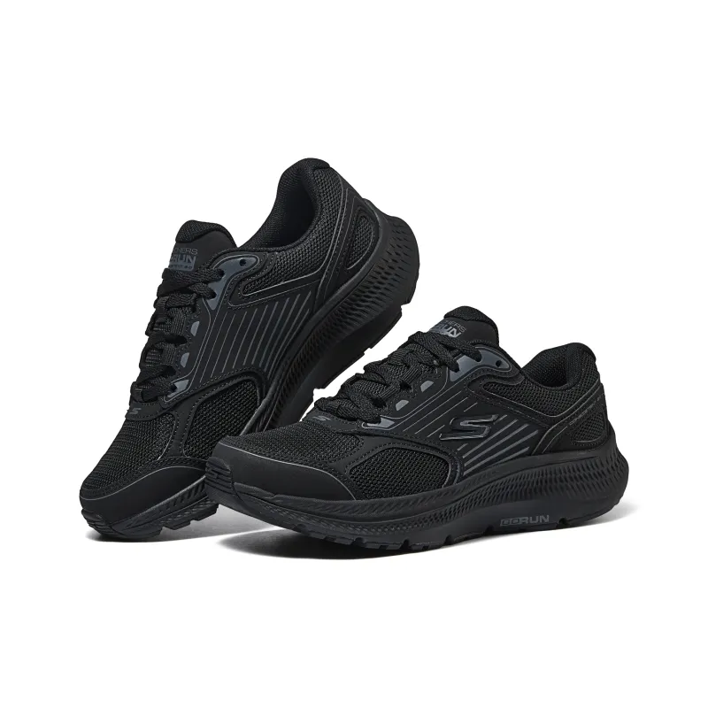 Skechers Women's GO Series Anti Slip And Wear Resistant Breathable Low Top Running Shoes Women's Black-4