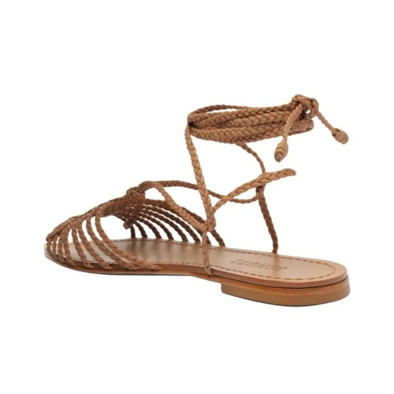 Schutz Adele Roman Sandals Women's Umber-3